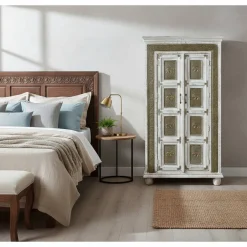 Pharao24 Kleiderschrank Giusi> Drehtürenschränke|Massivholz Kleiderschränke