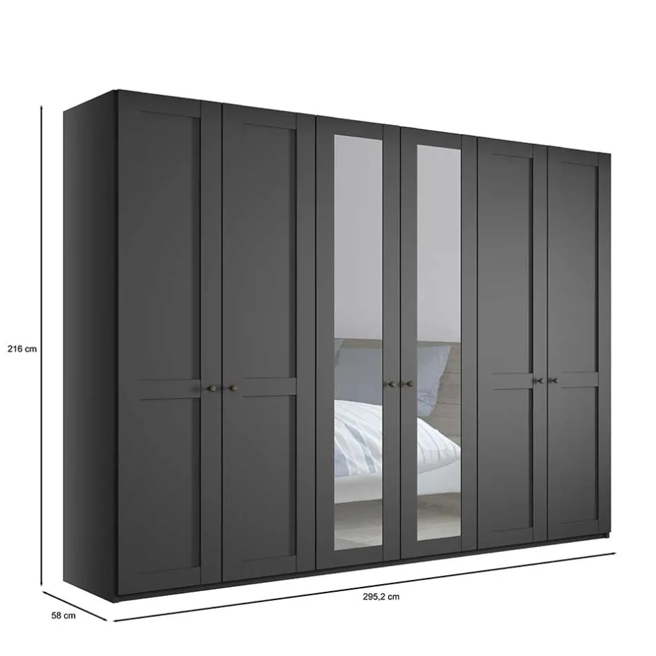 Pharao24 Kleiderschrank Hierro> Drehtürenschränke|Kleiderschränke