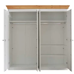 Pharao24 Kleiderschrank Holz Bazna><noscript><img width=