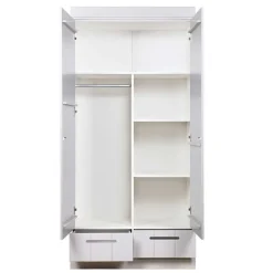 Drehtürenschränke|Massivholz Kleiderschränke*Pharao24 Kleiderschrank Holz Olcian