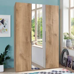 Jugendkleiderschrank*Pharao24 Kleiderschrank in Holzoptik Grenvana