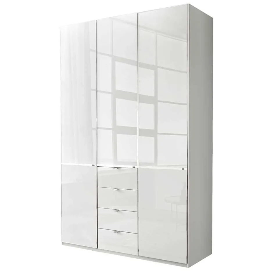 Pharao24 Kleiderschrank in Weiß Bean> Jugendkleiderschrank