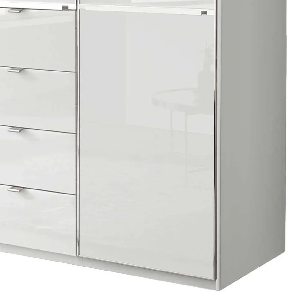 Pharao24 Kleiderschrank in Weiß Bean> Jugendkleiderschrank