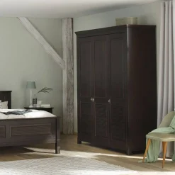 Massivholz Schränke|Drehtürenschränke*Pharao24 Kleiderschrank Massivholz Venisavo