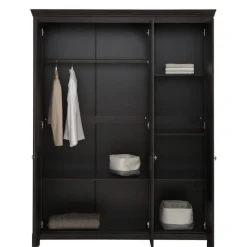 Massivholz Schränke|Drehtürenschränke*Pharao24 Kleiderschrank Massivholz Venisavo