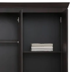 Massivholz Schränke|Drehtürenschränke*Pharao24 Kleiderschrank Massivholz Venisavo