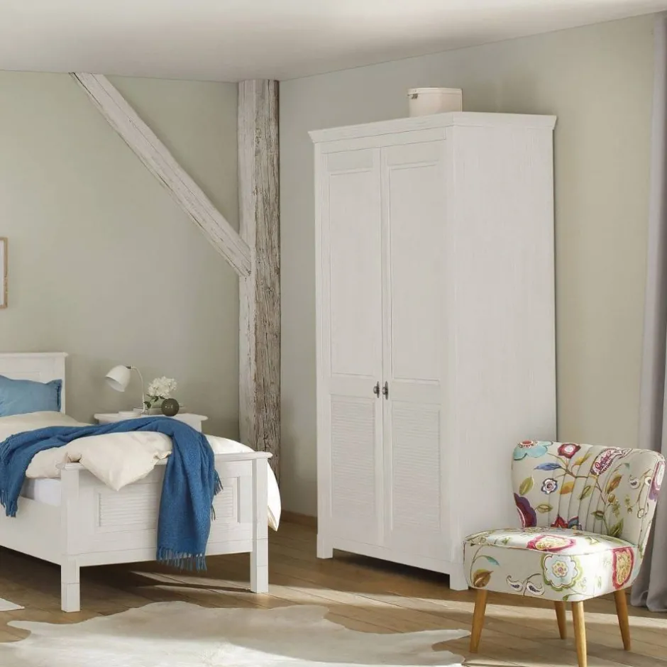 Pharao24 Kleiderschrank Massivholz Alejandro> Drehtürenschränke|Massivholz Kleiderschränke