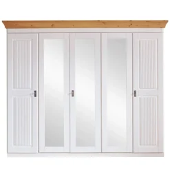 Pharao24 Kleiderschrank Massivholz Bazna><noscript><img width=