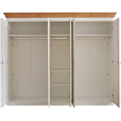 Pharao24 Kleiderschrank Massivholz Bazna><noscript><img width=