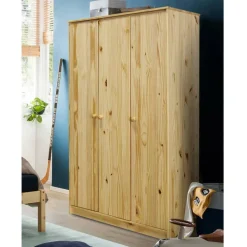 Drehtürenschränke|Massivholz Kleiderschränke*Pharao24 Kleiderschrank Massivholz Tine