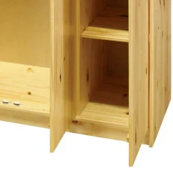 Drehtürenschränke|Massivholz Kleiderschränke*Pharao24 Kleiderschrank Massivholz Tine