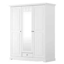 Massivholzmöbel|Drehtürenschränke*Pharao24 Kleiderschrank Massivholz Vomano