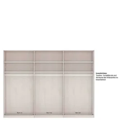 Schiebetürenschränke*Pharao24 Kleiderschrank mit Schiebetüren Hierro
