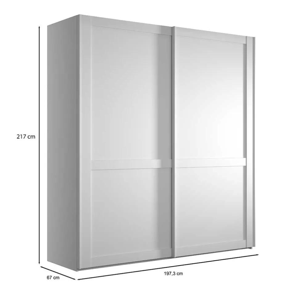 Schiebetürenschränke*Pharao24 Kleiderschrank mit Schiebetüren Tudana
