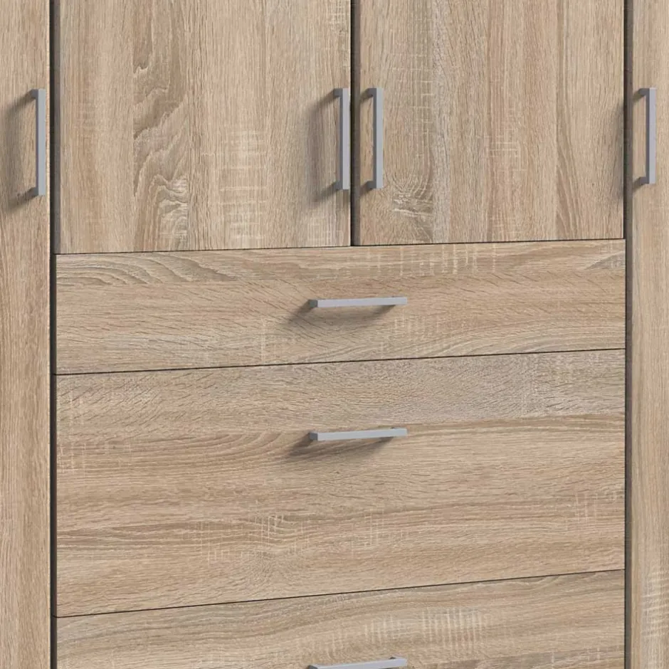 Drehtürenschränke|Jugendkleiderschrank*Pharao24 Kleiderschrank mit Schubladen Estella