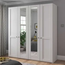 Drehtürenschränke|Kleiderschränke*Pharao24 Kleiderschrank mit Spiegeln Tudana