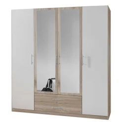 Pharao24 Kleiderschrank mit Spiegeln Simeon> Jugendkleiderschrank|Drehtürenschränke