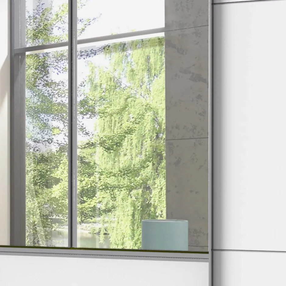 Pharao24 Kleiderschrank mit Spiegeltüren Lymesca> Kleiderschränke|Schlafzimmerschränke