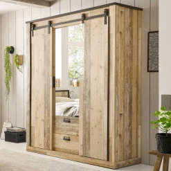 Pharao24 Kleiderschrank mit Spiegel Studiana><noscript><img width=