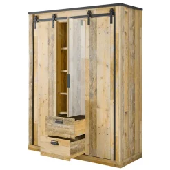 Pharao24 Kleiderschrank mit Spiegel Studiana><noscript><img width=