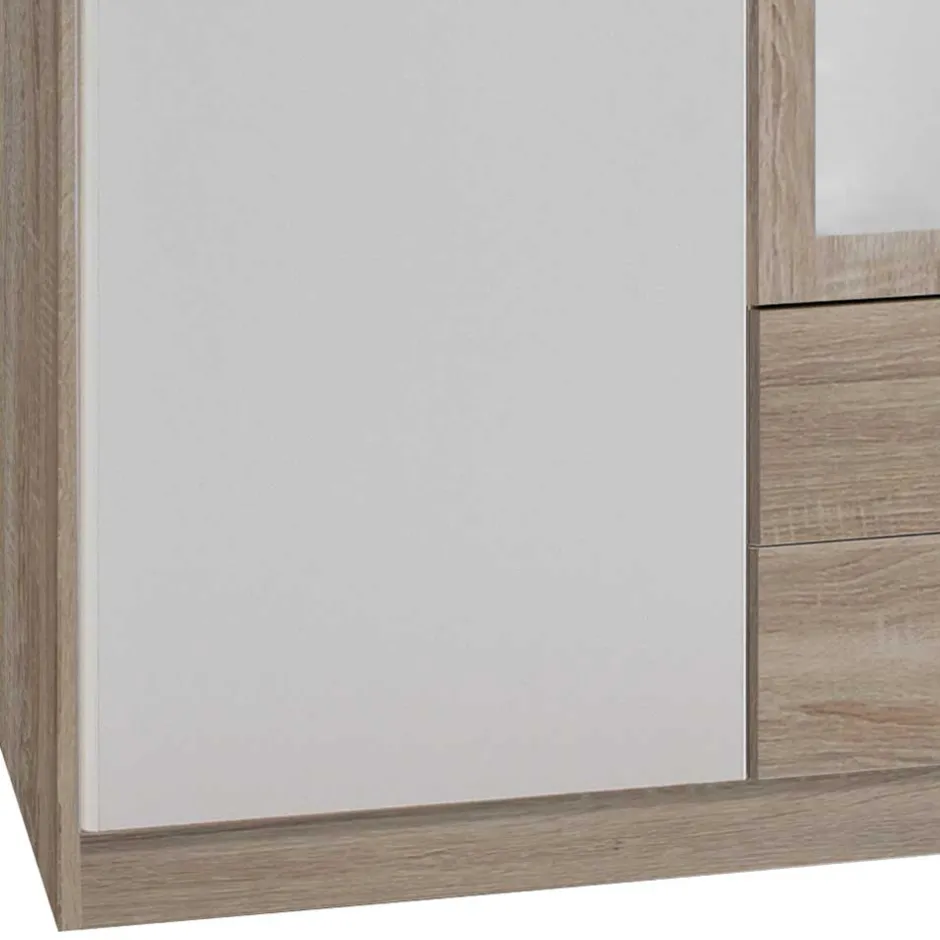 Pharao24 Kleiderschrank mit Spiegel Simeon> Jugendkleiderschrank