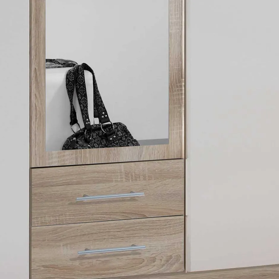 Pharao24 Kleiderschrank mit Spiegel Simeon> Jugendkleiderschrank