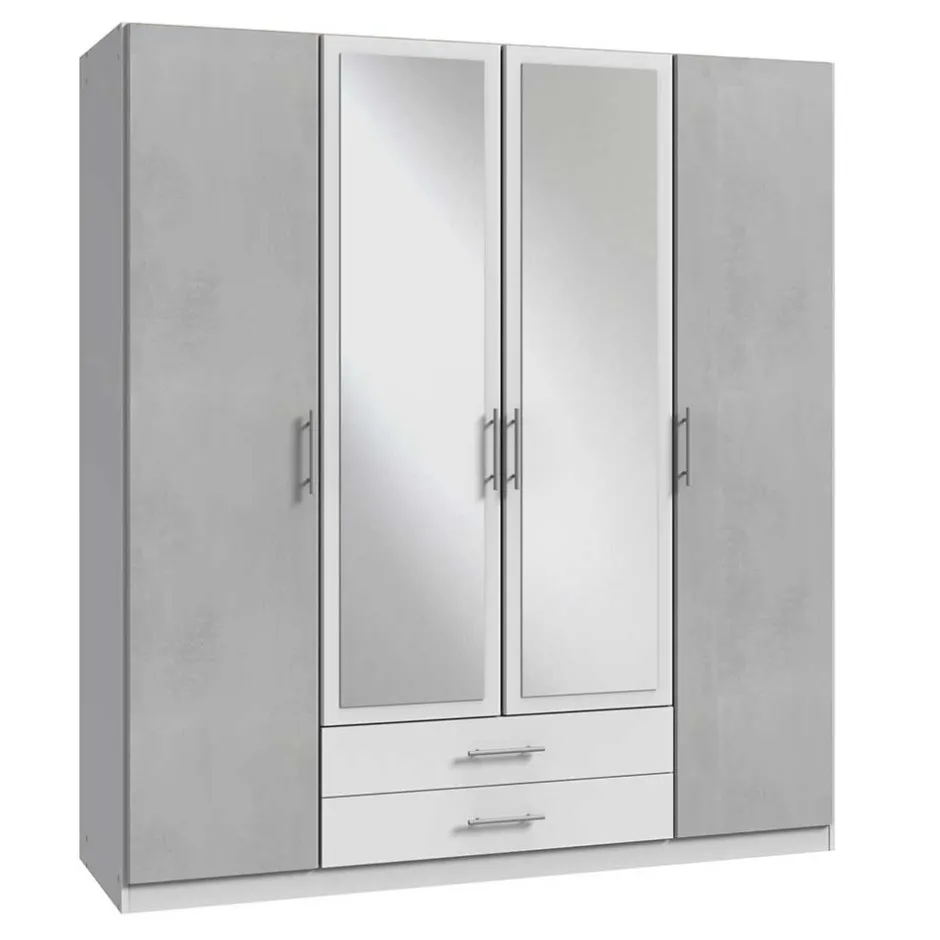 Jugendkleiderschrank*Pharao24 Kleiderschrank mit Spiegeln Garrysa