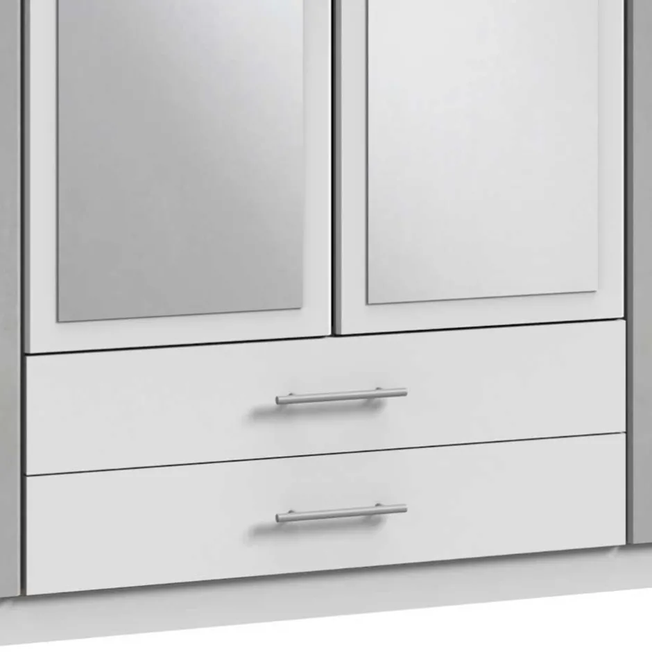 Jugendkleiderschrank*Pharao24 Kleiderschrank mit Spiegeln Garrysa