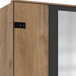 Drehtürenschränke*Pharao24 Kleiderschrank mit Spiegel Latizia