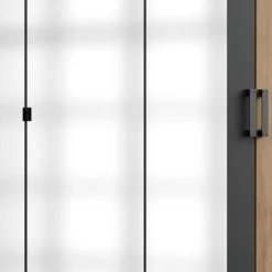 Drehtürenschränke*Pharao24 Kleiderschrank mit Spiegel Latizia