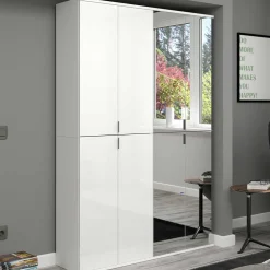 Pharao24 Kleiderschrank mit Spiegeltüren Ridonner> Drehtürenschränke|Kleiderschränke