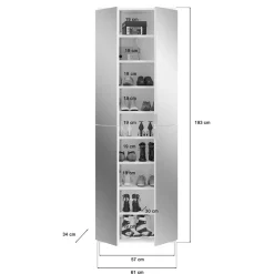 Pharao24 Kleiderschrank mit Spiegeltüren Ridonner><noscript><img width=