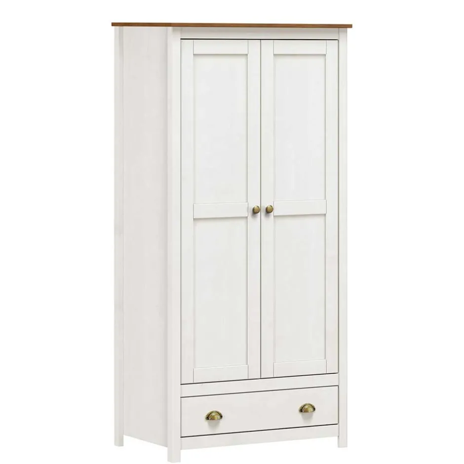 Drehtürenschränke|Massivholz Kleiderschränke*Pharao24 Kleiderschrank Nadeles