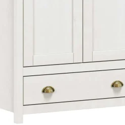 Drehtürenschränke|Massivholz Kleiderschränke*Pharao24 Kleiderschrank Nadeles