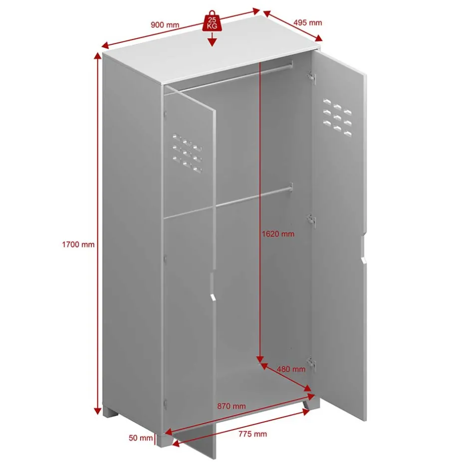 Pharao24 Kleiderschrank Onvenzos> Kleiderschränke|Schlafzimmerschränke