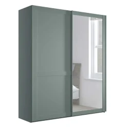 Schiebetürenschränke*Pharao24 Kleiderschrank Schiebetüren mit Spiegel Forjan