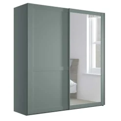 Schiebetürenschränke*Pharao24 Kleiderschrank Schiebetüren mit Spiegel Forjan