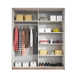 Jugendkleiderschrank|Schiebetürenschränke*Pharao24 Kleiderschrank Schwebetüren Salassos