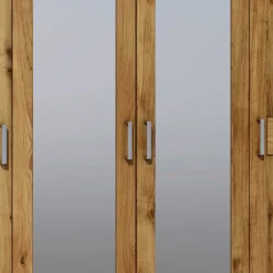 Drehtürenschränke|Kleiderschränke*Pharao24 Kleiderschrank teilmassiv Flashing