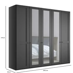 Pharao24 Kleiderschrank 5-türig Bien><noscript><img width=