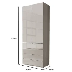 Jugendkleiderschrank*Pharao24 Kleiderschrank Voscona