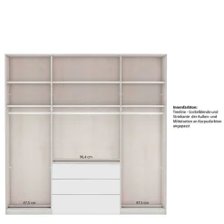 Pharao24 Kleiderschrank weiss Tudana><noscript><img width=