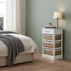 Nachtkommoden|Nachttisch*Pharao24 Kleine Kommode Maria