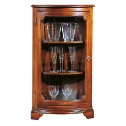 Pharao24 Kleiner Eckvitrinenschrank Selavia> Stauraumvitrinen