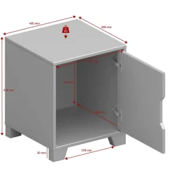 Nachtkommoden|Nachttisch*Pharao24 Kleiner Nachtschrank Cessan