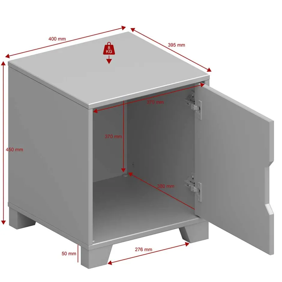 Nachtkommoden|Nachttisch*Pharao24 Kleiner Nachtschrank Cessan