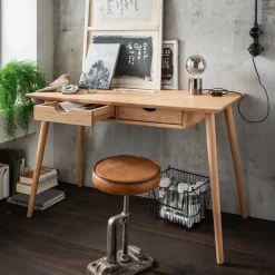 Pharao24 Kleiner Schreibtisch Jemja> Massivholztische|Computertische