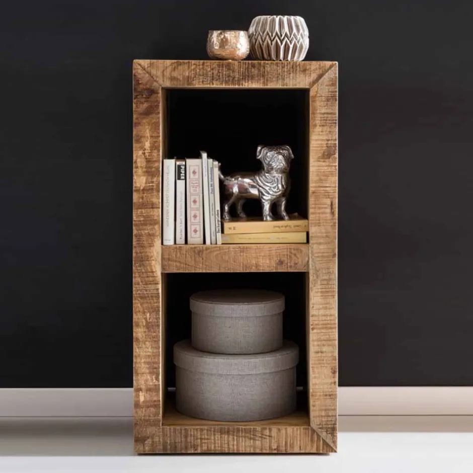 Pharao24 Kleines Bücherregal Cristons> Wohnzimmerregale|Massivholzregale