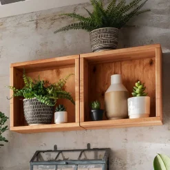 Hängeregale|Wohnzimmerregale*Pharao24 Kleines Holzregal Sanuel