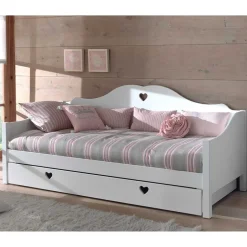 Kinderbetten|Kojenbetten*Pharao24 Kojenbett mit Herz Motiv Ciomore